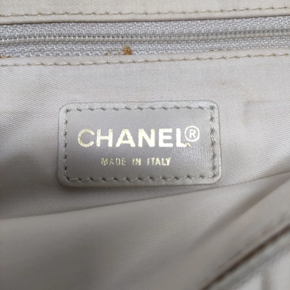 Chanel Tan Travel Line Tote - Picture 7 of 10